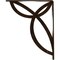 Ekena Millwork Versailles Wrought Iron Bracket, (Single center brace), Antiqued Bronze 1 1/2"W x 10"D x 12"H BKTM01X10X12SVEABZ - alternate 7